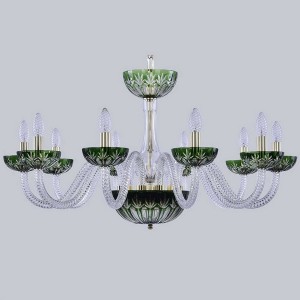 Подвесная люстра 1308 1308/10/300 G Cl/Clear-Green/H-1I