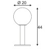 Наземный светильник Gloo Pure 1002000