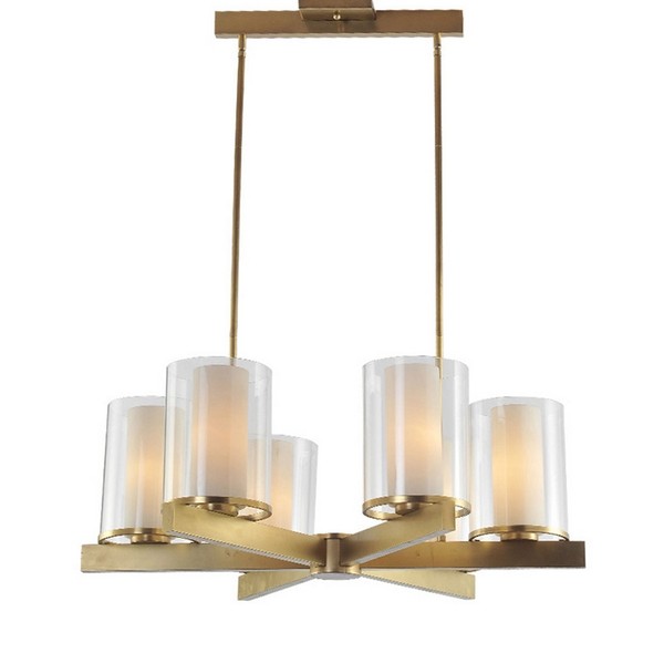 Подвесная люстра CANDLESTICK CH042-6-BRS Подвесная люстра CANDLESTICK CH042-6-BRS