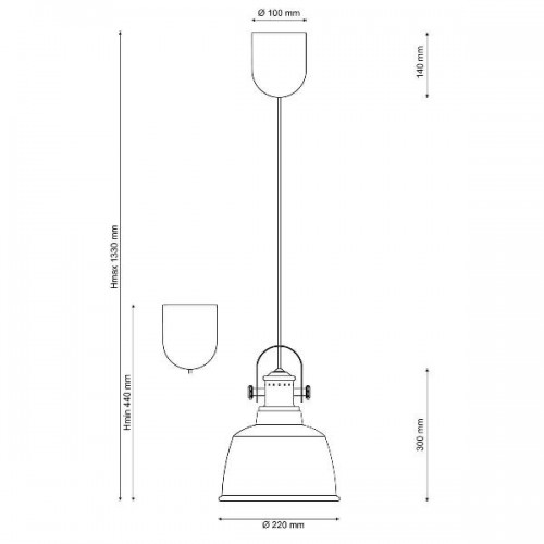Подвесной светильник INDUSTRIAL INDUSTRIAL 1820.1 SAND SILVER