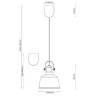 Подвесной светильник INDUSTRIAL INDUSTRIAL 1820.1 SAND SILVER