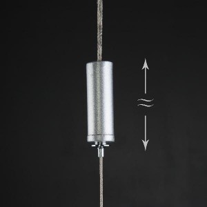 Подвесной светильник Sender 90072/1 серебряный