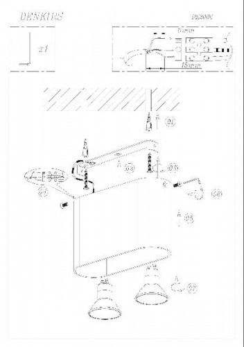 Точечный светильник DK2005 DK2006-WH