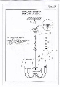 Подвесная люстра Cats 2279/5