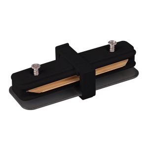 Соединитель Track Rail  BK Surface TRC-1-1-I-BK / Коннектор прямой для однофазного шинопровода (черный)