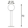 Наземный светильник Gloo Pure 1002001