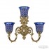 Бра 7203 7203B16/2+1/210 G P2 U Clear-Blue/H-1J