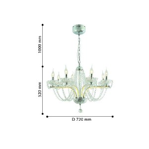 Подвесная люстра Prunk 2424-8P