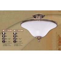 Потолочная люстра 225J 225J/3 AY AMBER