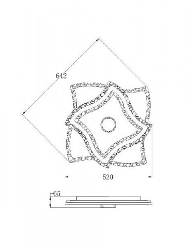 Потолочная люстра Multy-space A1436PL-1WH