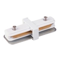 Соединитель Track Rail  WH Surface TRC-1-1-I-WH / Коннектор прямой для однофазного шинопровода (белый)