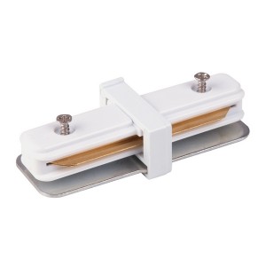 Соединитель Track Rail  WH Surface TRC-1-1-I-WH / Коннектор прямой для однофазного шинопровода (белый)