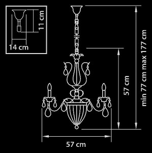 Подвесная люстра SCHON 790064