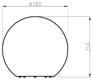 Наземный светильник Ball light 836930