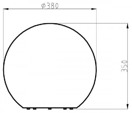 Наземный светильник Ball light 836930