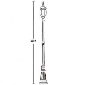 Наземный фонарь 83409L Bl