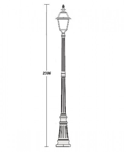 Наземный фонарь  91109L fl Bl