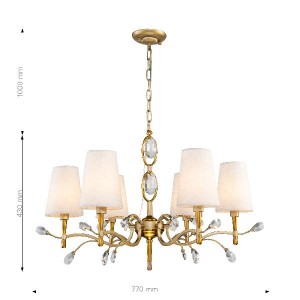 Подвесная люстра Luca 2703-6P