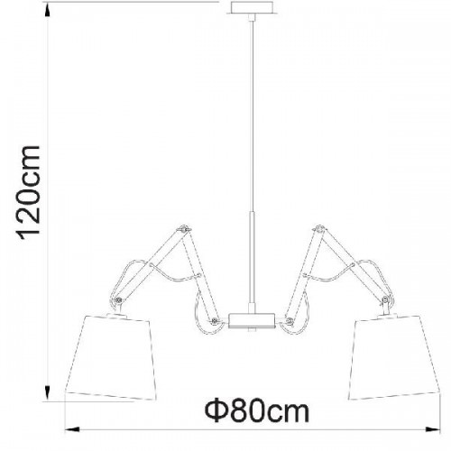 Подвесная люстра Pinocchio A5700LM-5WH