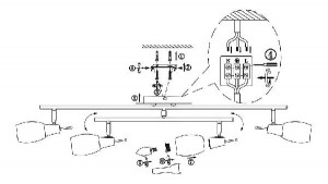 Спот Florita 54984-4