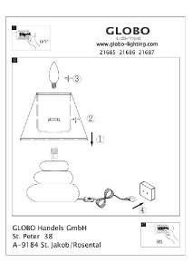 Интерьерная настольная лампа Travis 21685