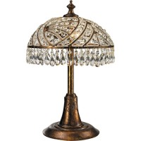 Интерьерная настольная лампа 650 650-02-49 spanish bronze