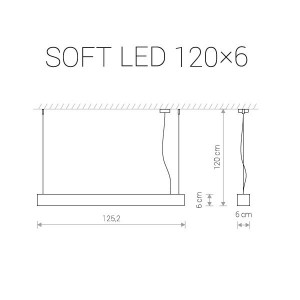 Подвесной светильник Soft Led 9543