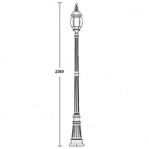 Наземный фонарь  83409L Gb