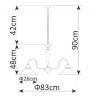Подвесная люстра Bevel A9330LM-5BR