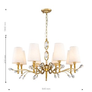 Подвесная люстра Luca 2703-8P