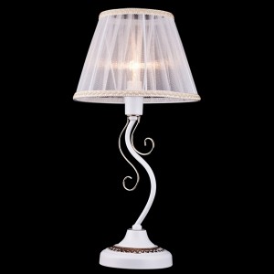 Интерьерная настольная лампа Scarlett II 11392/1 WHITE GOLD