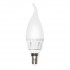 Лампочка светодиодная  LED-CW37-6W/NW/E14/FR ALM01WH пластик