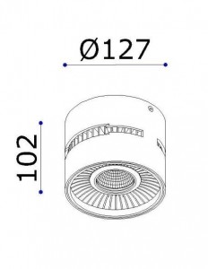 Точечный светильник Black & White 342016