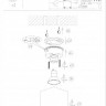 Точечный светильник  DK3010-RE