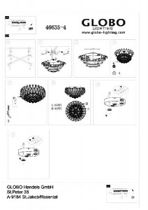 Потолочная люстра Toulouse 46635-4