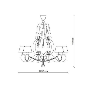 Подвесная люстра 2090