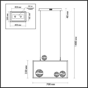 Подвесной светильник Domus 4192/31L