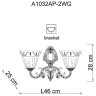 Бра Delizia A1032AP-2WG