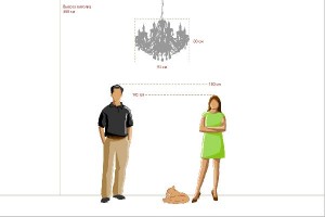 Подвесная люстра Каролина 367012812