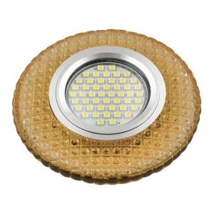 Точечный светильник Luciole DLS-L135 GU5.3 GLASSY/GOLD