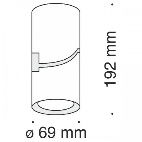 Спот Tube C019CW-01B