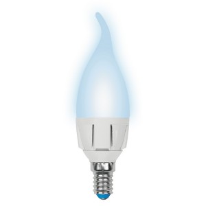Лампочка светодиодная  LED-CW37-6W/NW/E14/FR/DIM PLP01WH картон
