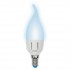 Лампочка светодиодная  LED-CW37-6W/NW/E14/FR/DIM PLP01WH картон
