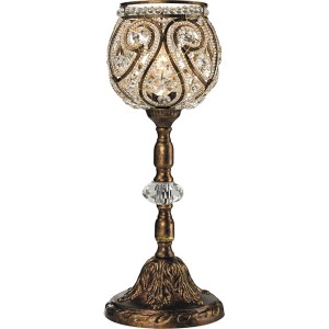 Интерьерная настольная лампа 671 671-01-49 spanish bronze