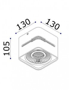 Точечный светильник Black & White 342017