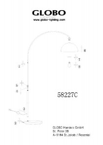 Торшер Newcastle 58227C