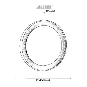 Настенно-потолочный светильник Asuno 3031/DL