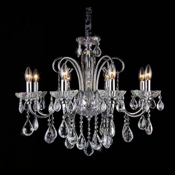 Подвесная люстра Velletri Velletri 10655/8C CHROME, CLEAR Подвесная люстра Velletri Velletri 10655/8C CHROME, CLEAR