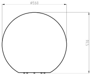 Наземный светильник Ball light 836935