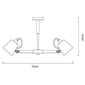 Потолочная люстра Oscar A7141PL-5WH